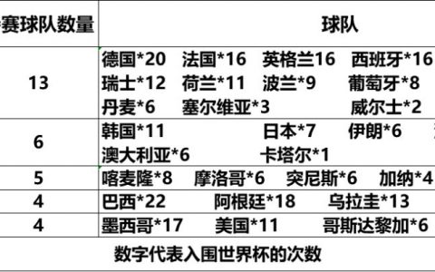 世界杯多少国家参赛（卡塔尔世界杯共有多少支球队参赛？具体哪些？亚洲哪几个球队？）