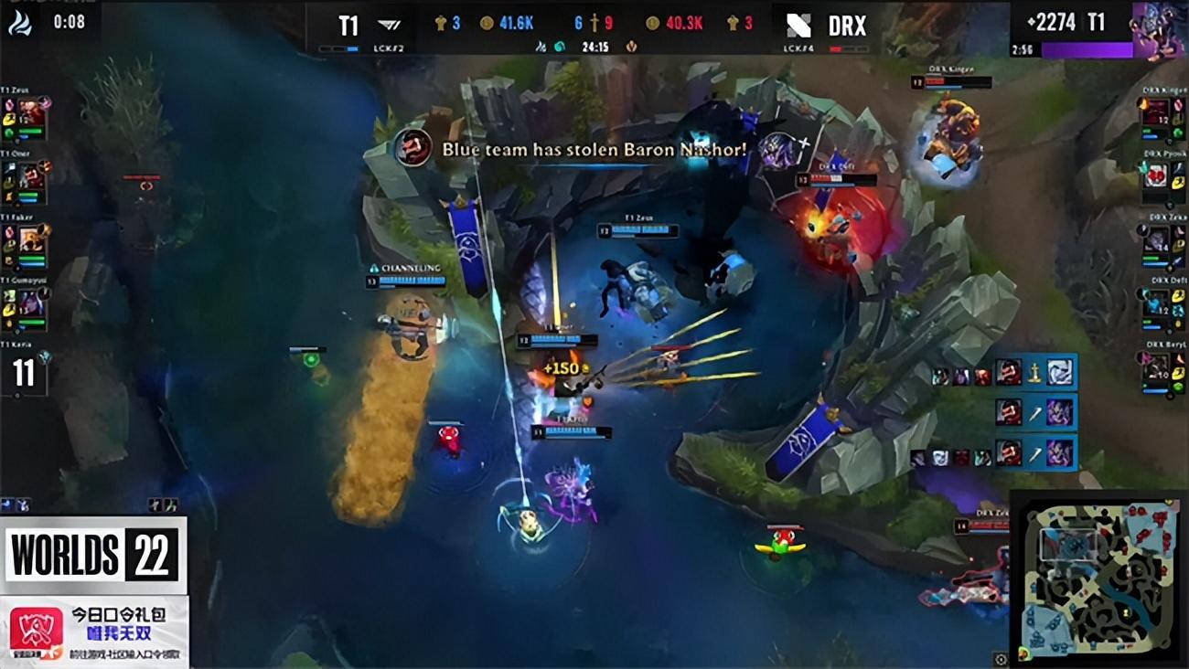 DRX战胜T1拿下S12冠军 LOL-S12：Kingen剑魔天神下凡铸就传奇