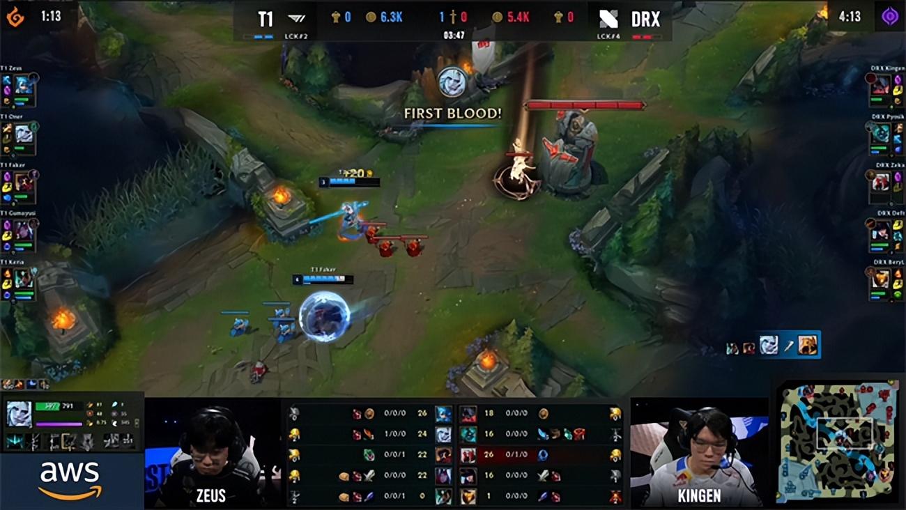 DRX战胜T1拿下S12冠军 LOL-S12：Kingen剑魔天神下凡铸就传奇