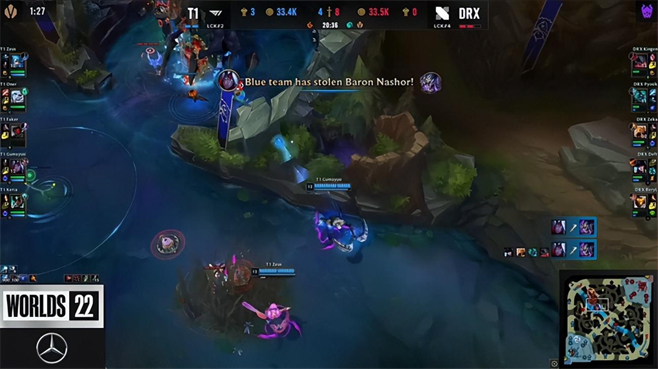 DRX战胜T1拿下S12冠军 LOL-S12：Kingen剑魔天神下凡铸就传奇