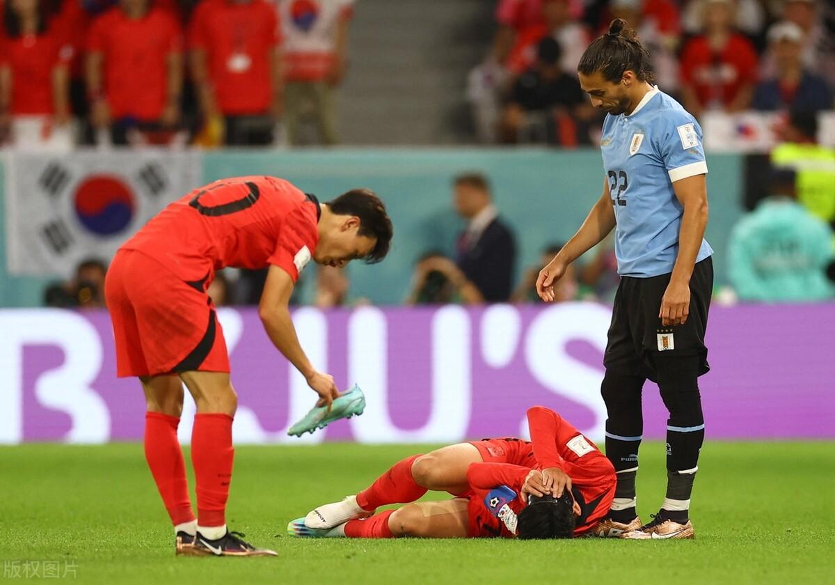 韩国0比0逼平乌拉圭