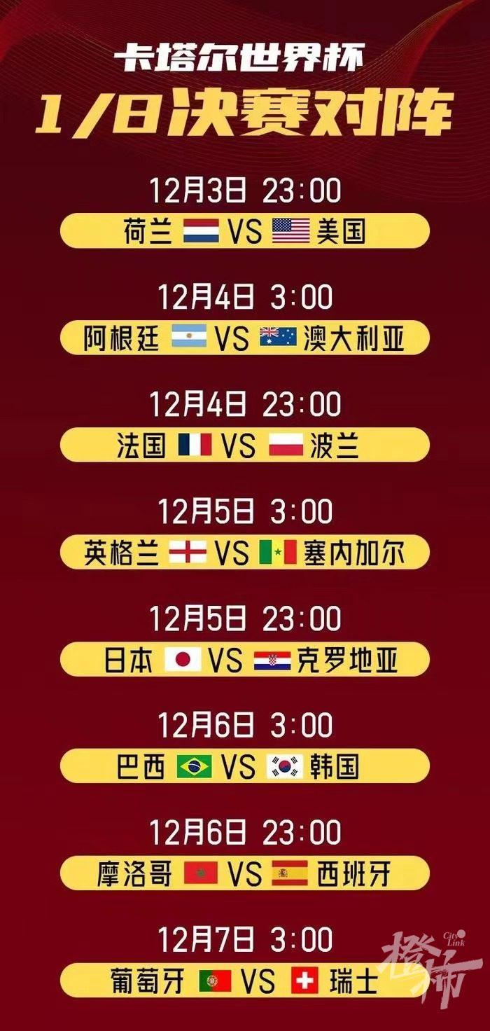 世界杯16强淘汰赛今晚开启
