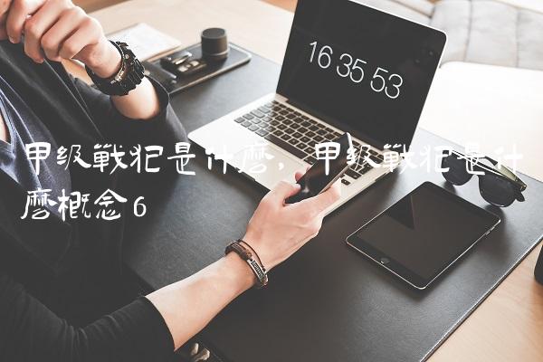 甲级战犯是什么,甲级战犯是什么概念
