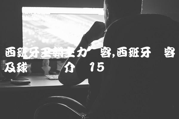 西班牙王朝主力阵容,西班牙阵容及球员详细介绍