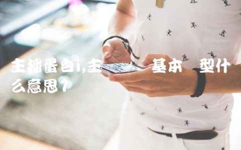 主播蛋白i,主类亚类基本类型什么意思