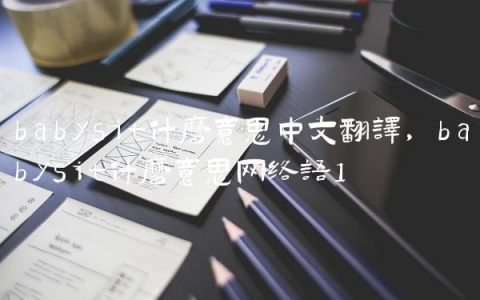 babysit什么意思中文翻译,babysit什么意思网络语