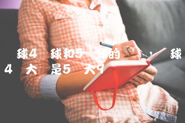 篮球4号球和5号球的区别,篮球4号大还是5号大