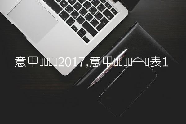 意甲转会汇总2017,意甲转会汇总一览表