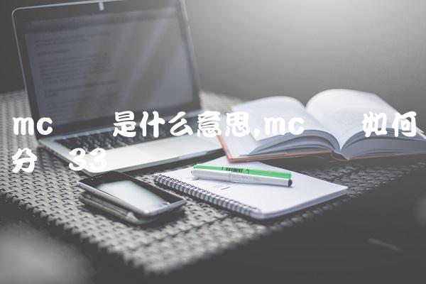 mc团队是什么意思,mc团队如何分组