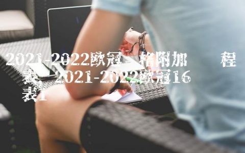 2021-2022欧冠资格附加赛赛程时间表,2021-2022欧冠16强时间对阵表