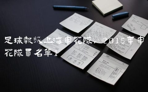 足球报谈上海申花队,2015年申花队员名单