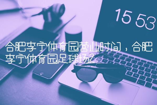 合肥李宁体育园营业时间,合肥李宁体育园足球场