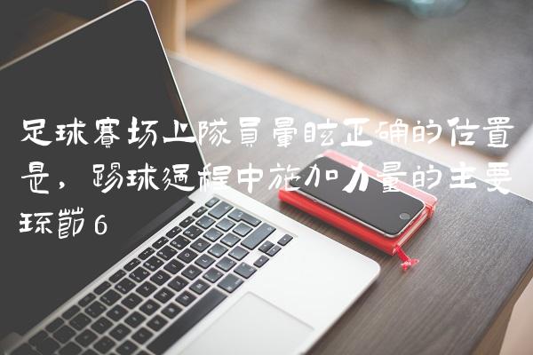 足球赛场上队员晕眩正确的位置是,踢球过程中施加力量的主要环节