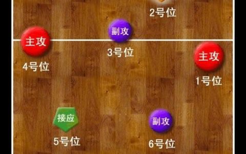 排球站位图解（排球队员如何站位）