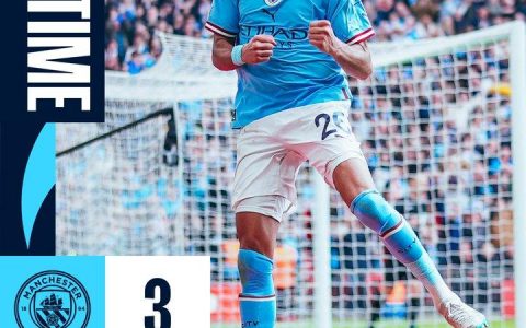  曼城3-0完胜英冠队晋级决赛（曼城在英超的排名情况）