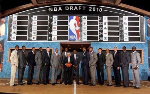 2010NBA选秀名单：状元签沃尔、榜眼签特纳、探花签费沃斯