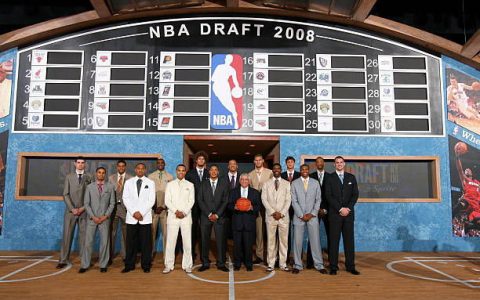 NBA2008选秀名单：状元签罗斯、榜眼签比斯利、探花签梅奥