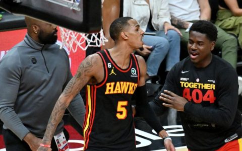 NBA官宣罚单：穆雷因冲撞裁判G5禁赛 老鹰1-3落后又失悍将