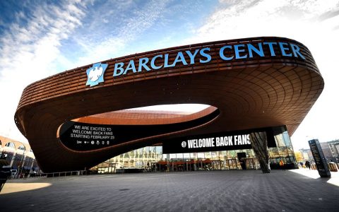 布鲁克林篮网主场——巴克莱中心球馆