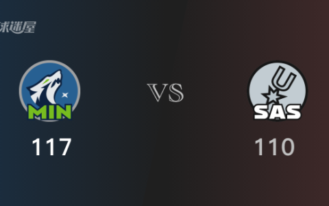 森林狼vs马刺全场录像回放-NBA常规赛(2023年11月11日)