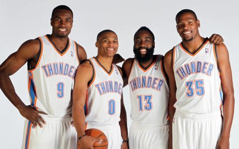 nba雷霆辉煌时刻：雷霆三少时代